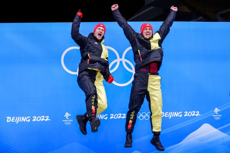Historic sweep for Germany, taking 3 medals in Olympic 2-man